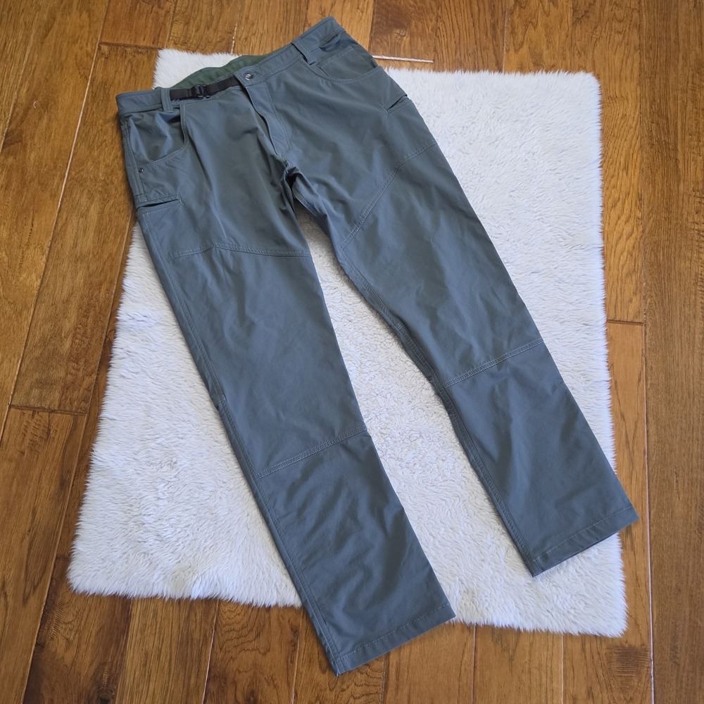Nebu The Rob Roy Hiking Pants Mens 36x32 Gray Stretch Nylon Climbing Trousers
